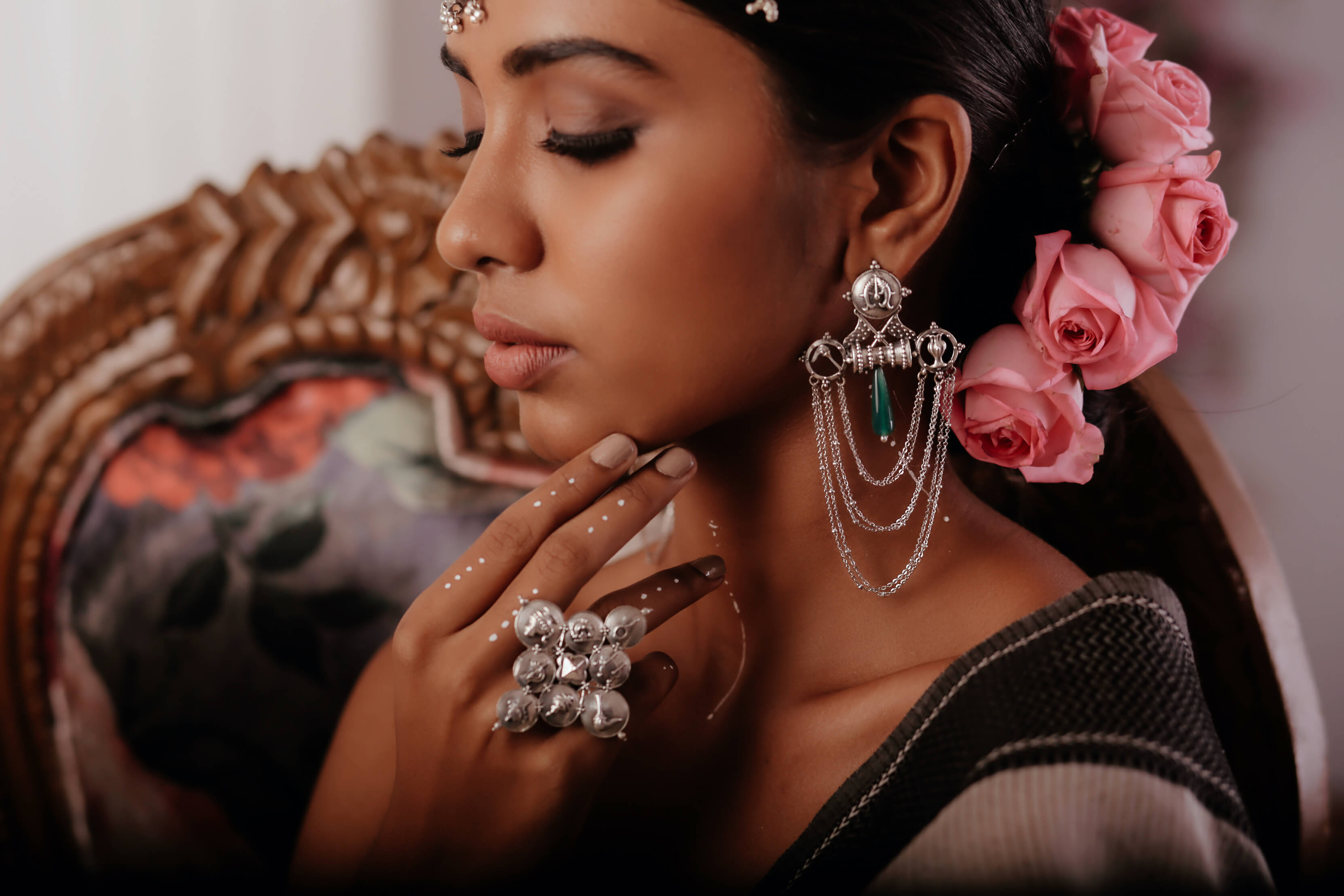 7 Tips for Styling with Luxurious Silver Jewellery by MohabyGeetanjali