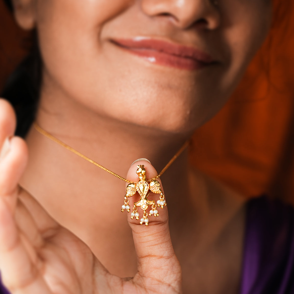 kalindi silver chain pendant by moha