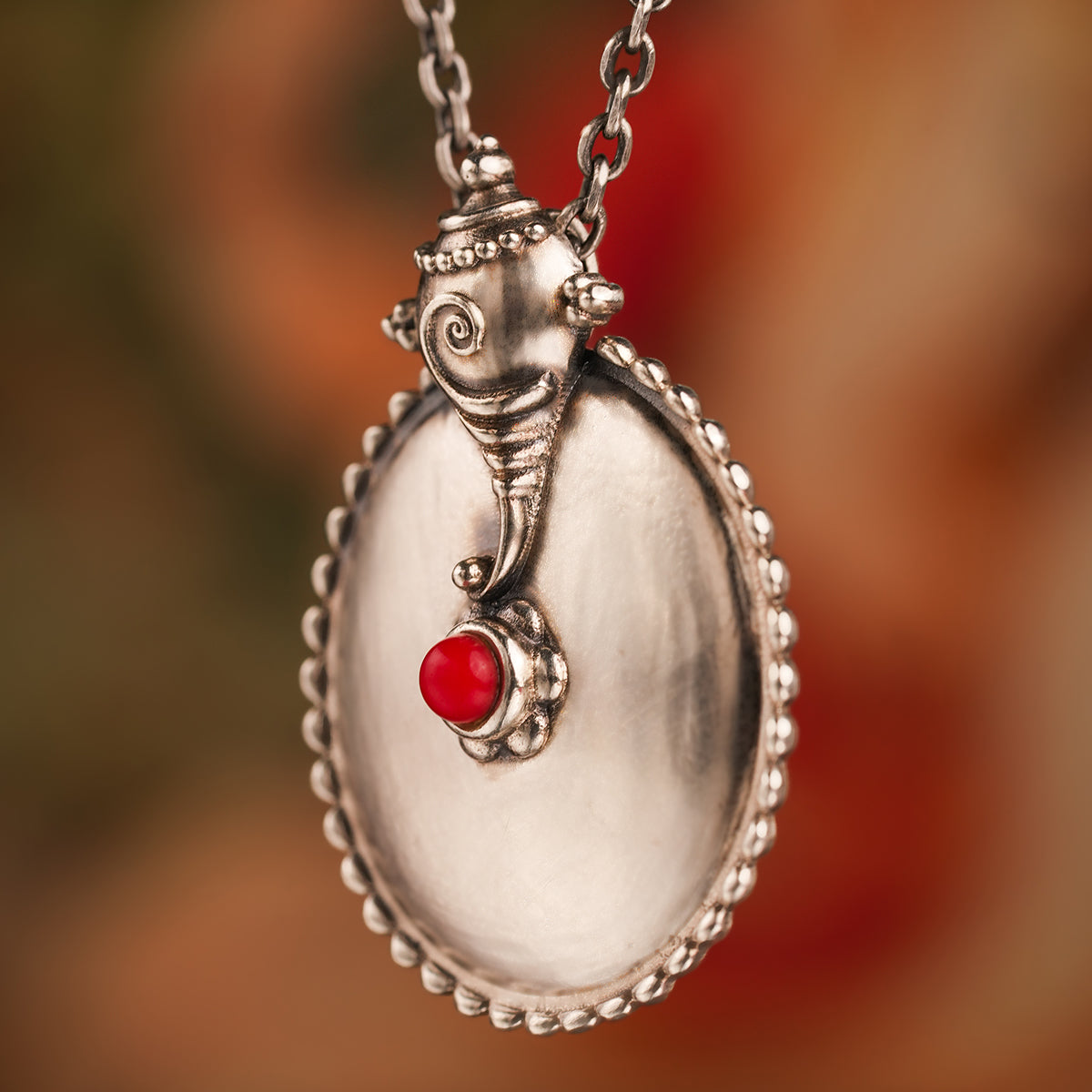 shubh silver chain pendant by moha