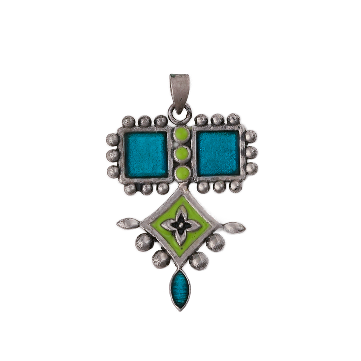 Aakriti Silver Pendant by MOHA (Only Pendant)