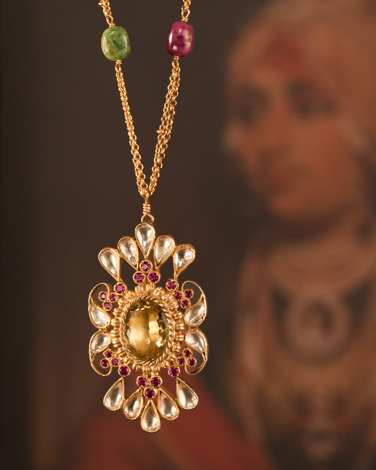 Aaranya Silver Necklace By MOHA