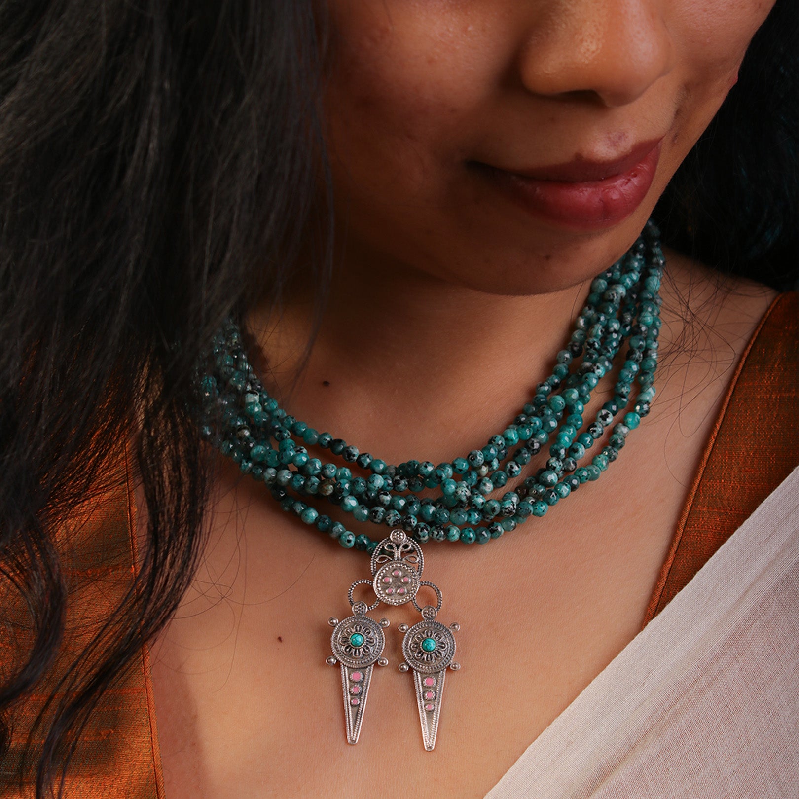 ahir silver necklace by moha