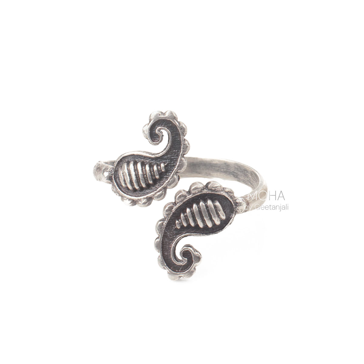 Anokhi Silver Finger Ring by MOHA