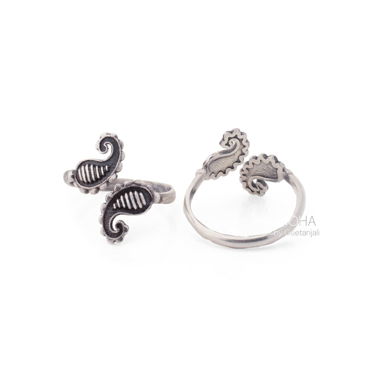 Anokhi Silver Finger Ring by MOHA