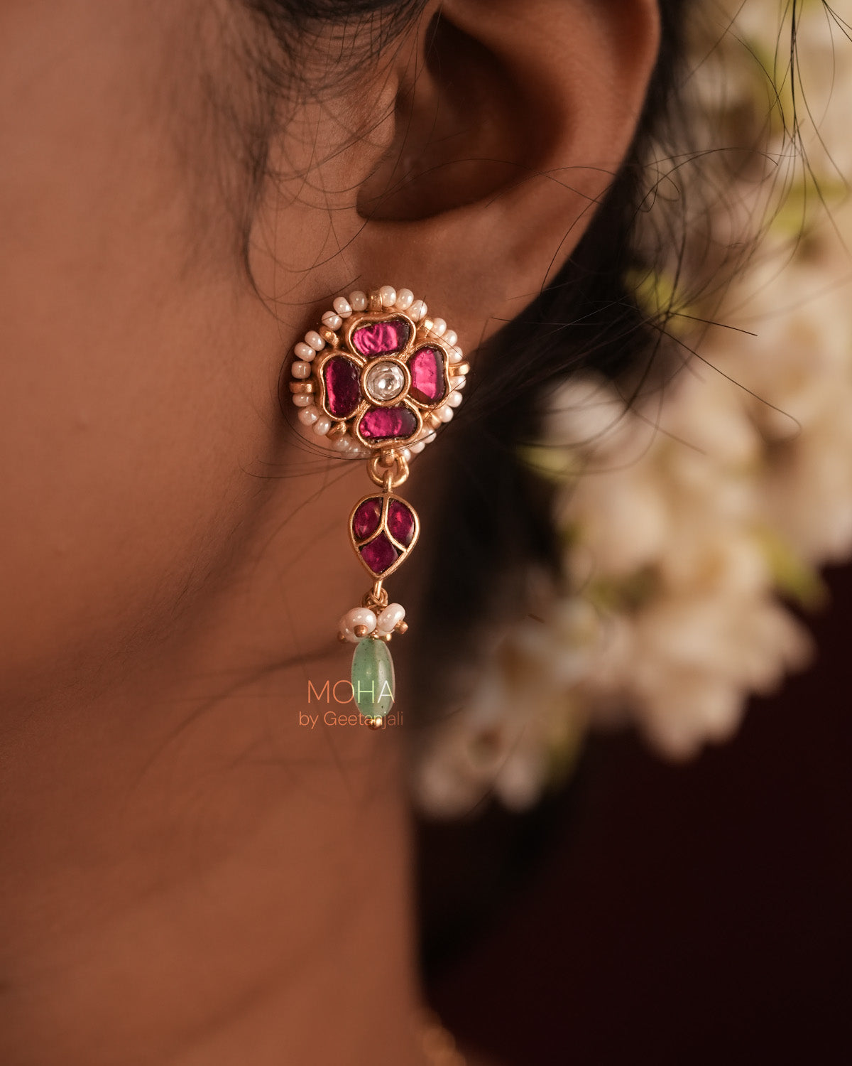 Anvi Silver Earrings by MOHA