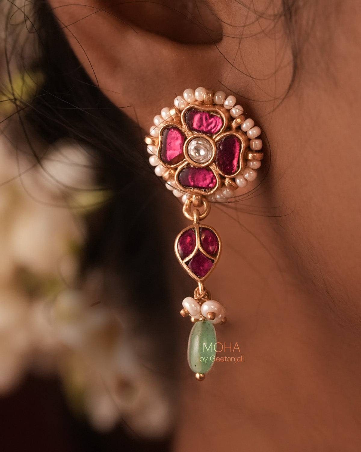 Anvi Silver Earrings by MOHA
