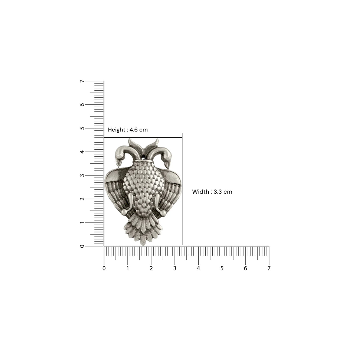 Aras (Gandabherunda) Silver Finger Ring - Small by MOHA