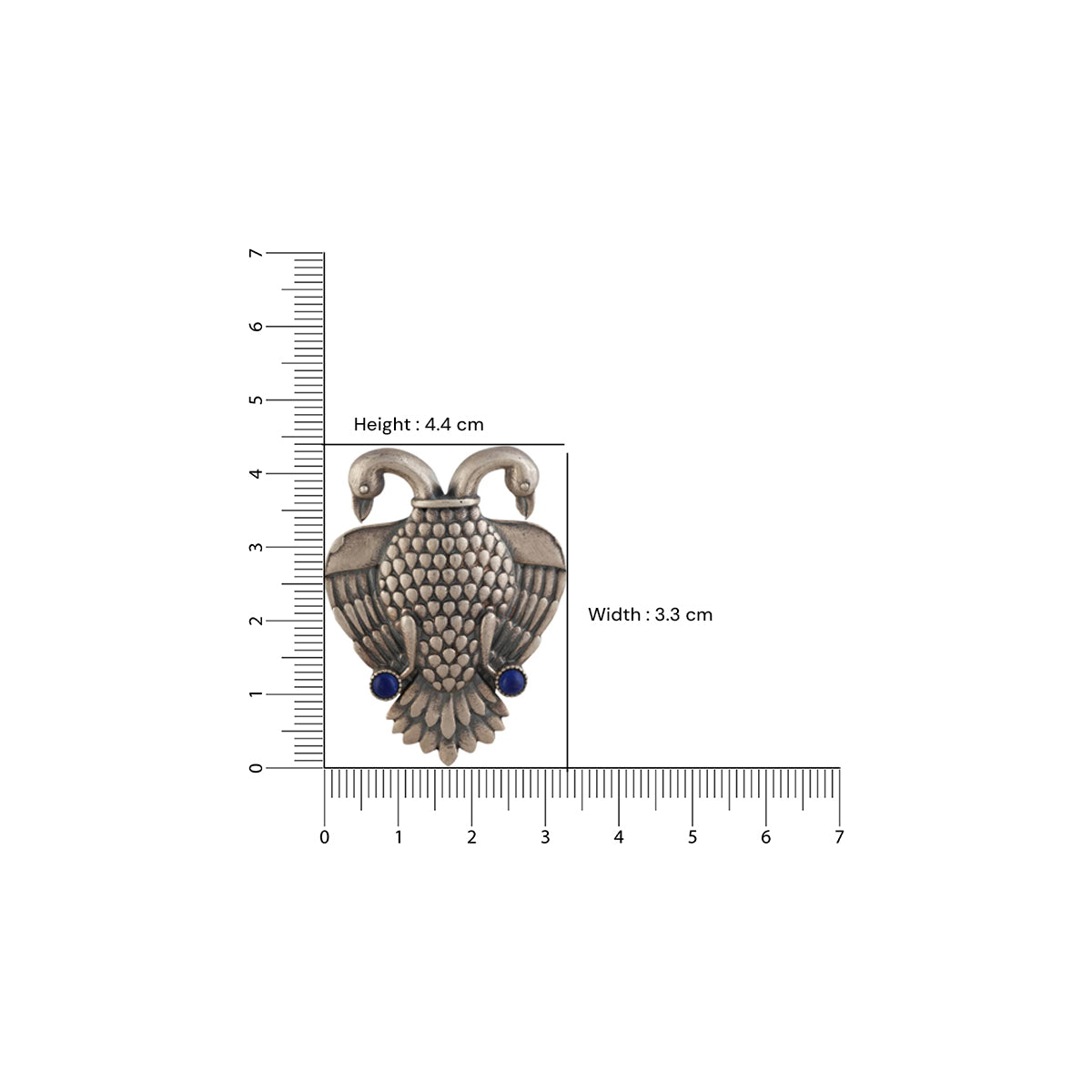Aras (Gandabherunda) Silver Finger Ring (Big) by MOHA