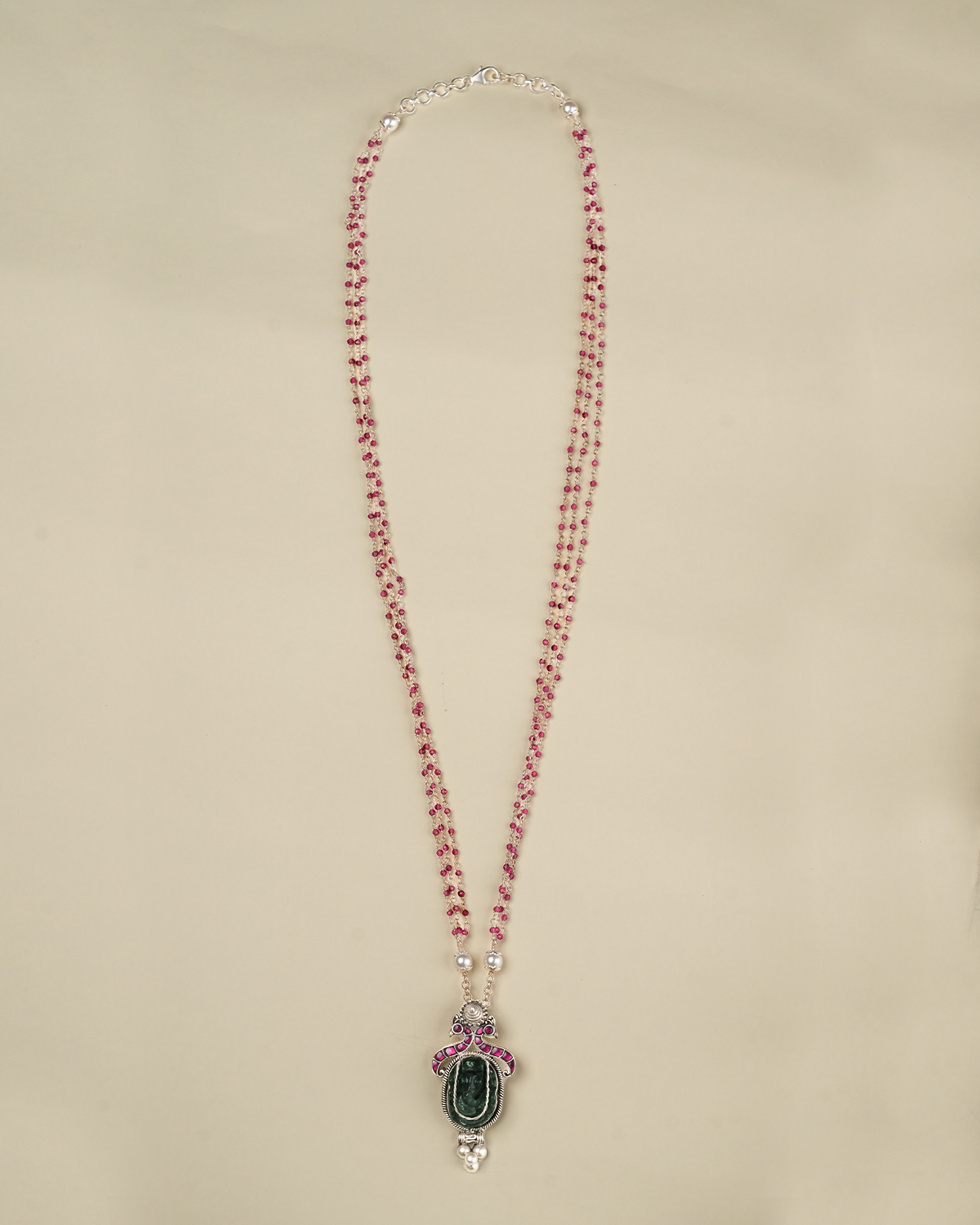 Samara Silver Pendant with Chain by MOHA