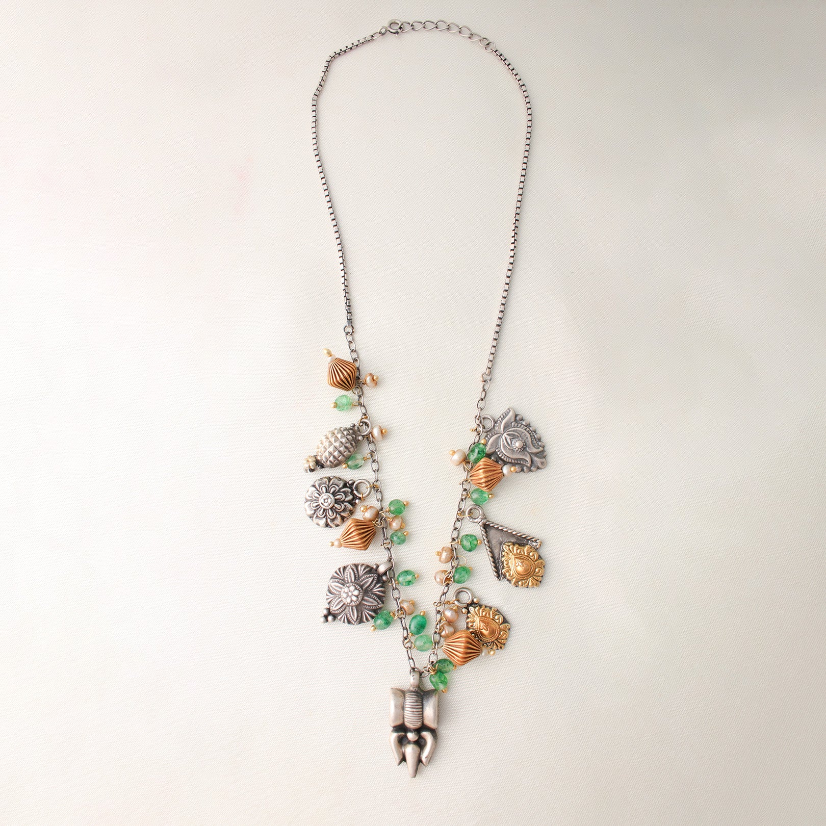 Trivia Charms Link Necklace by MOHA