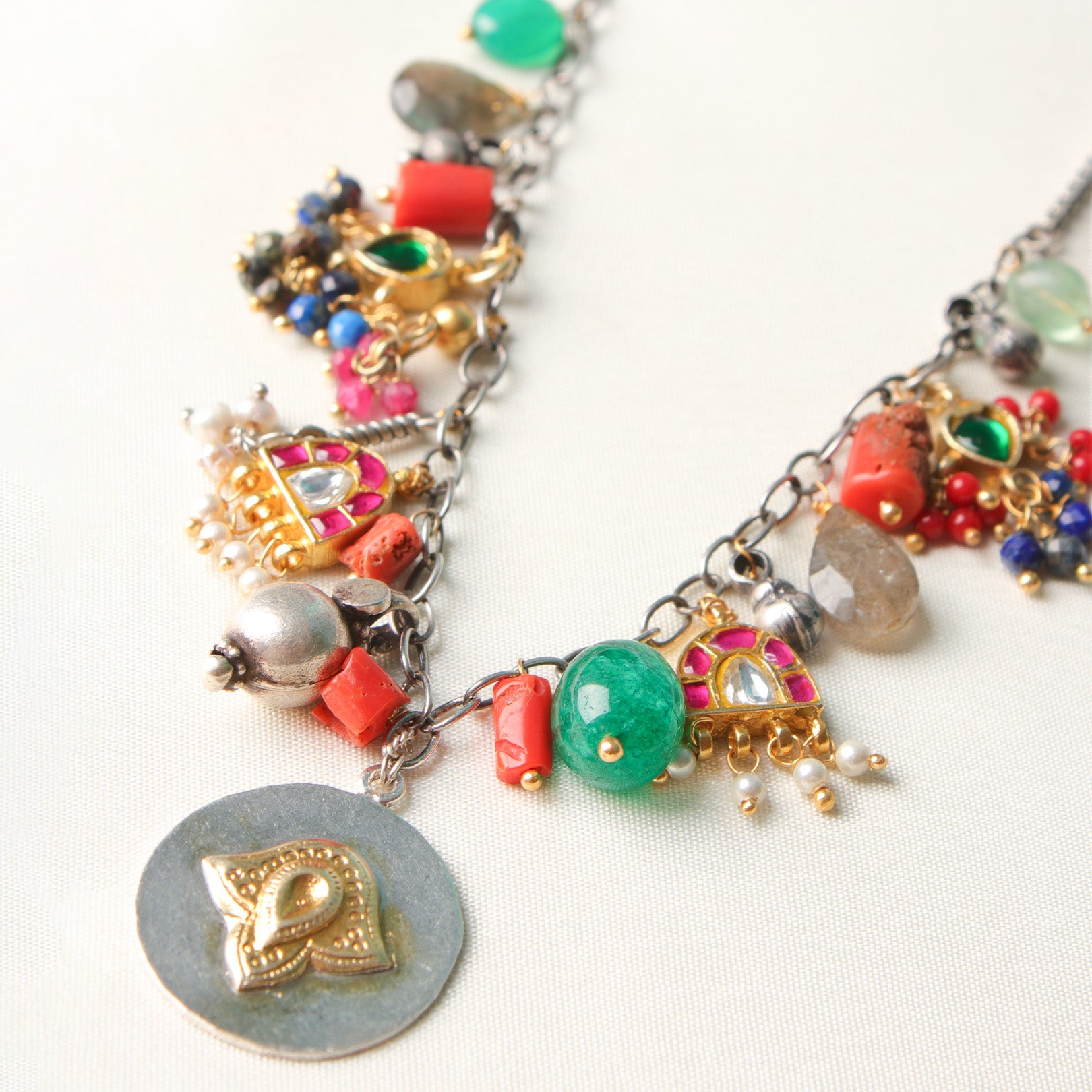 Athena Charms Link Necklace by MOHA