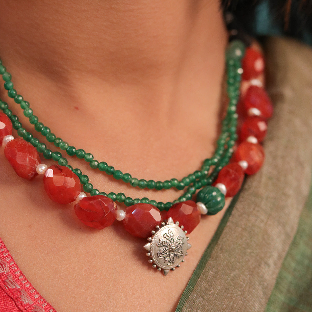 Agni Silver Necklace by Moha