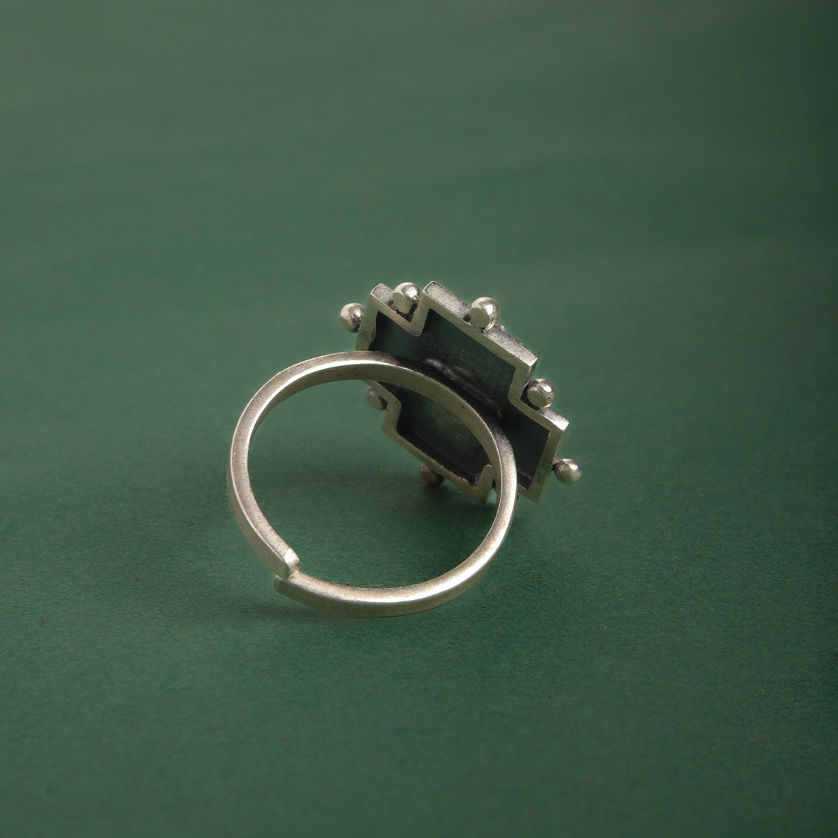 Jhanki Silver Finger Ring by MOHA
