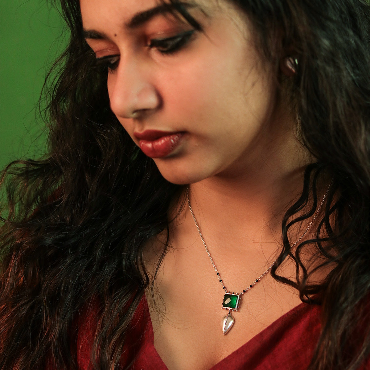 Panna Silver Mangalsutra by MOHA