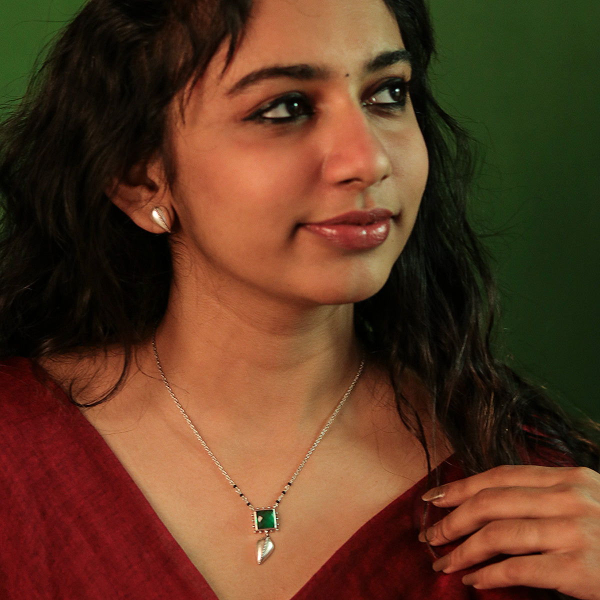 Panna Silver Earrings by MOHA