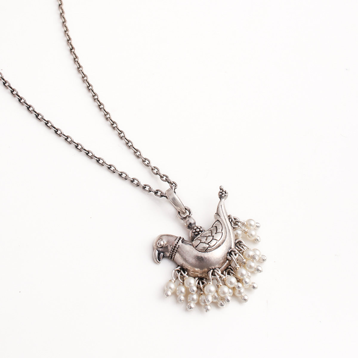 baby sarika silver chain pendant by moha