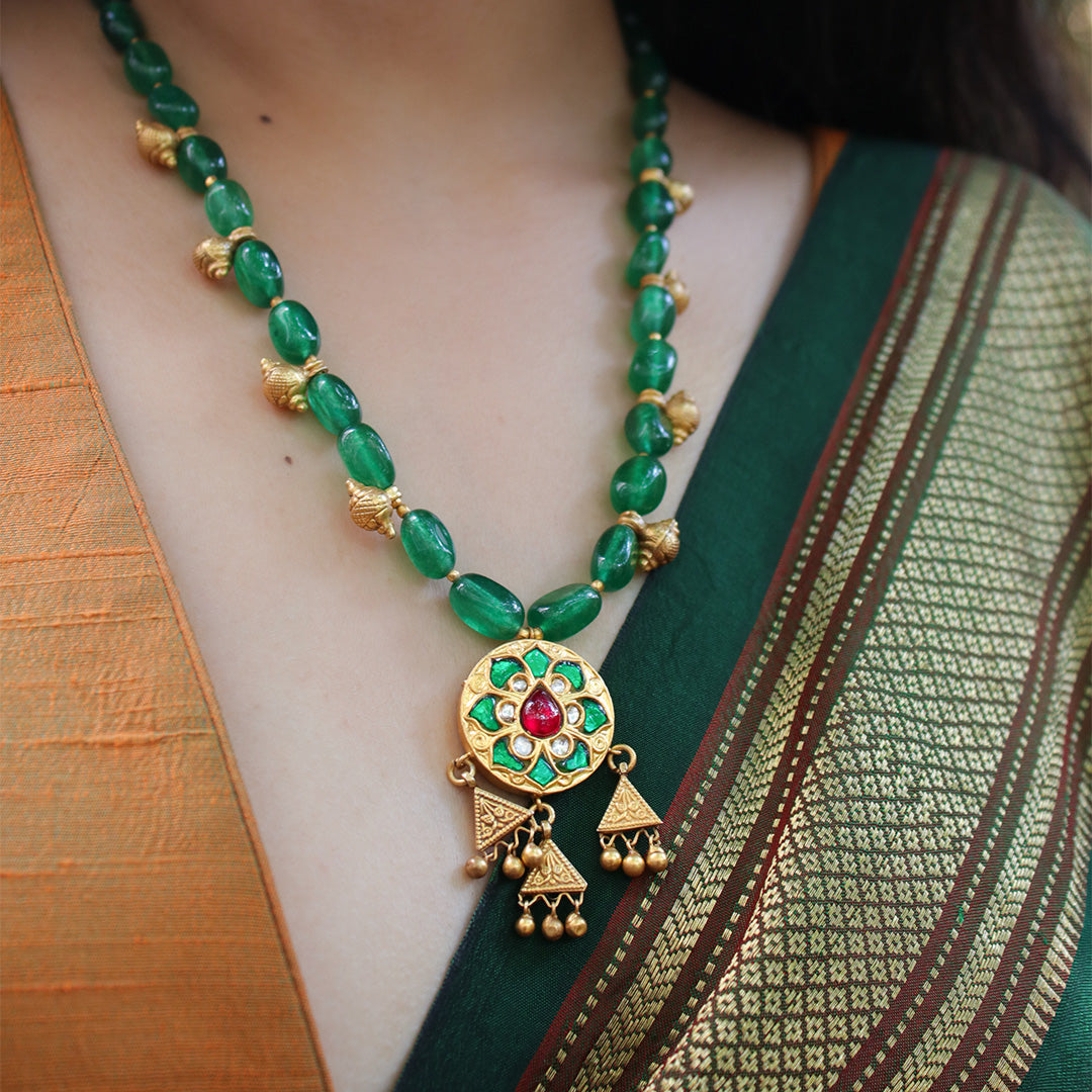 Nandini Silver Necklace by MOHA