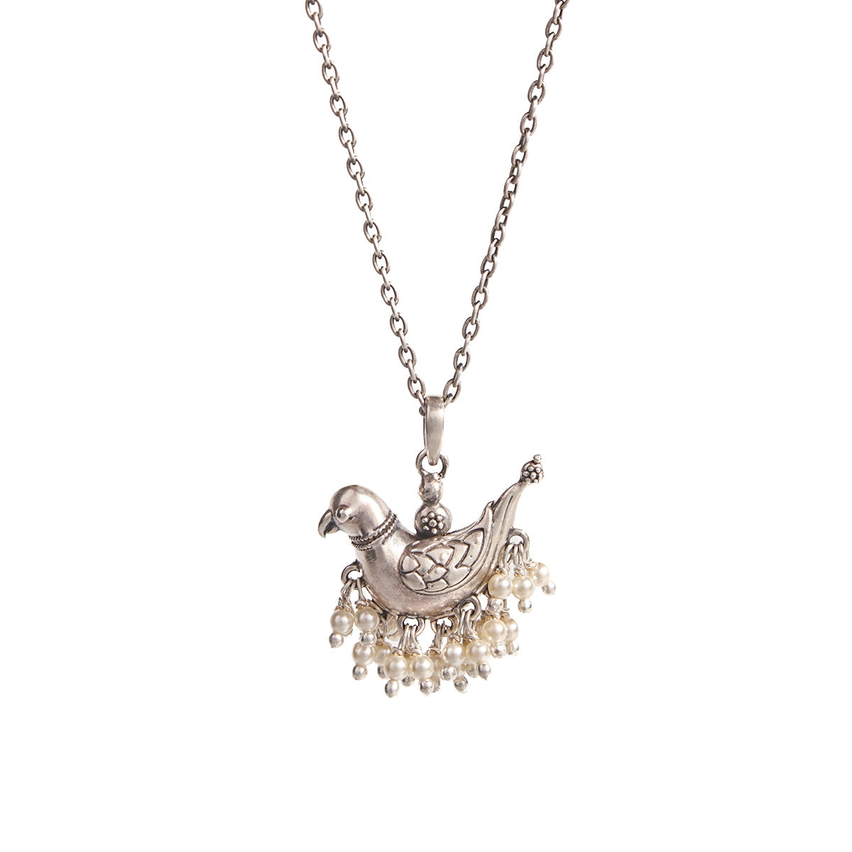 Baby Sarika Silver Chain Pendant By MOHA