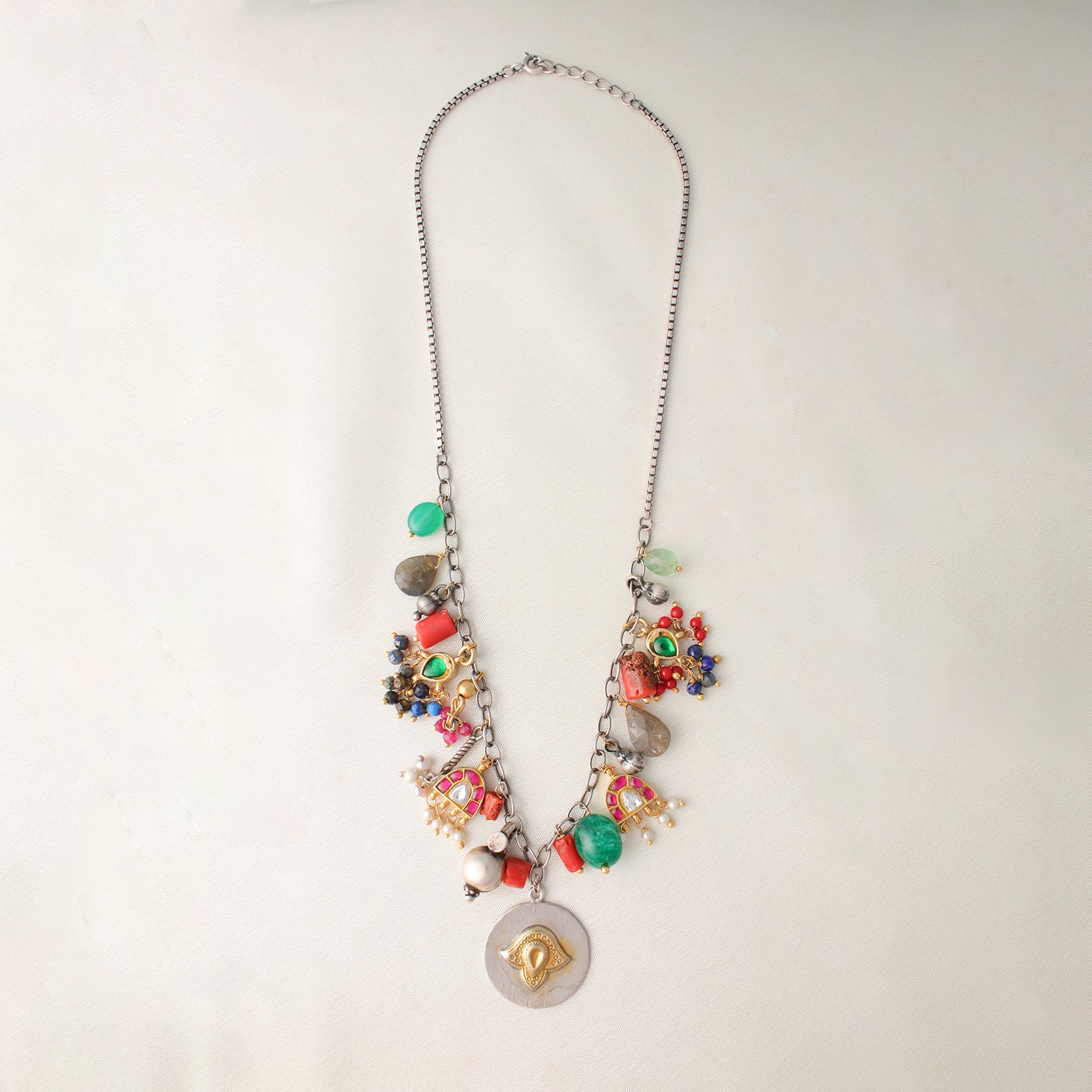 Athena Charms Link Necklace by MOHA