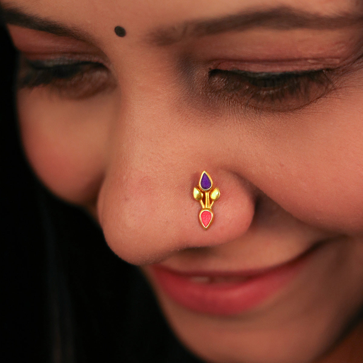 Chamba Nose Pin Pierced by MOHA