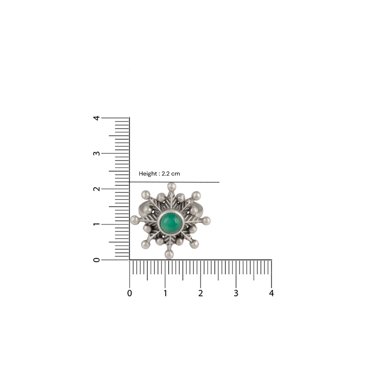 Mihir Silver Toe Ring By Moha