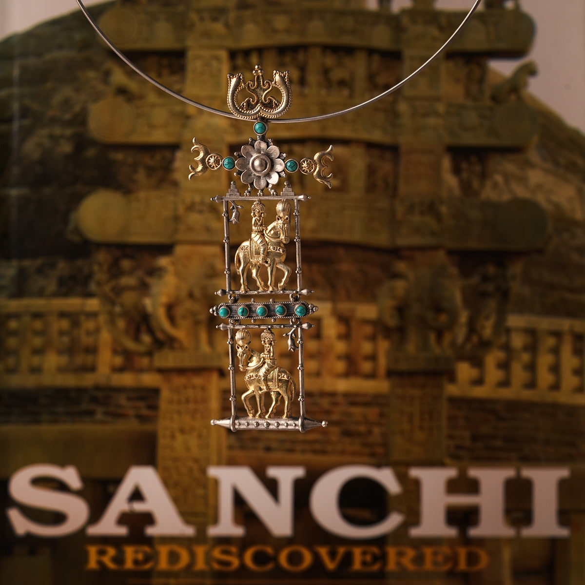 ashwa rohak silver pendant necklace by moha