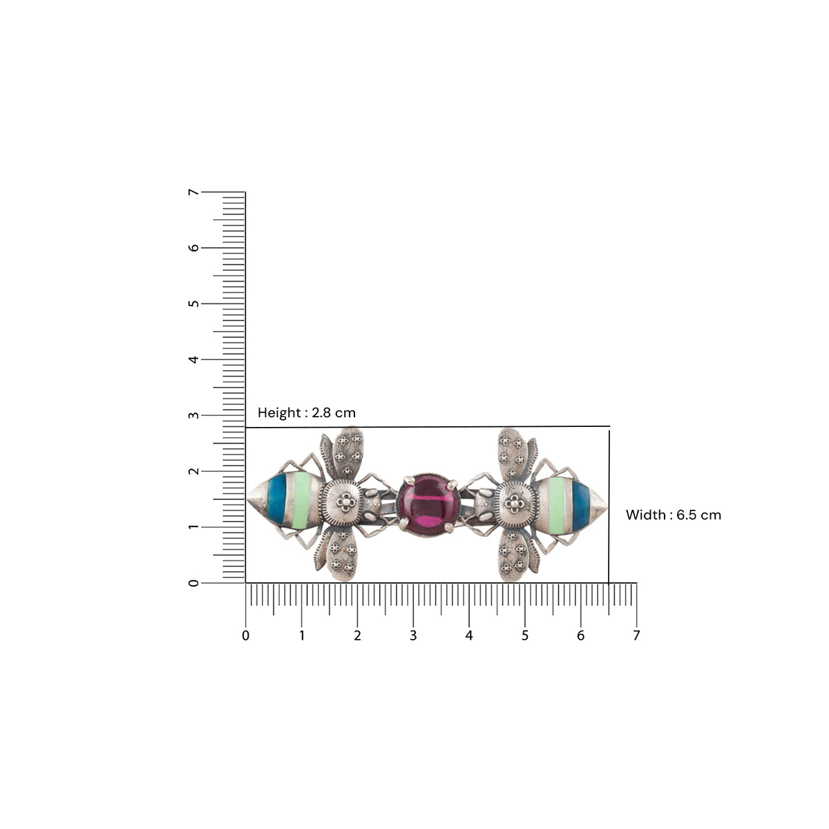 Avi Silver Finger Ring By MOHA