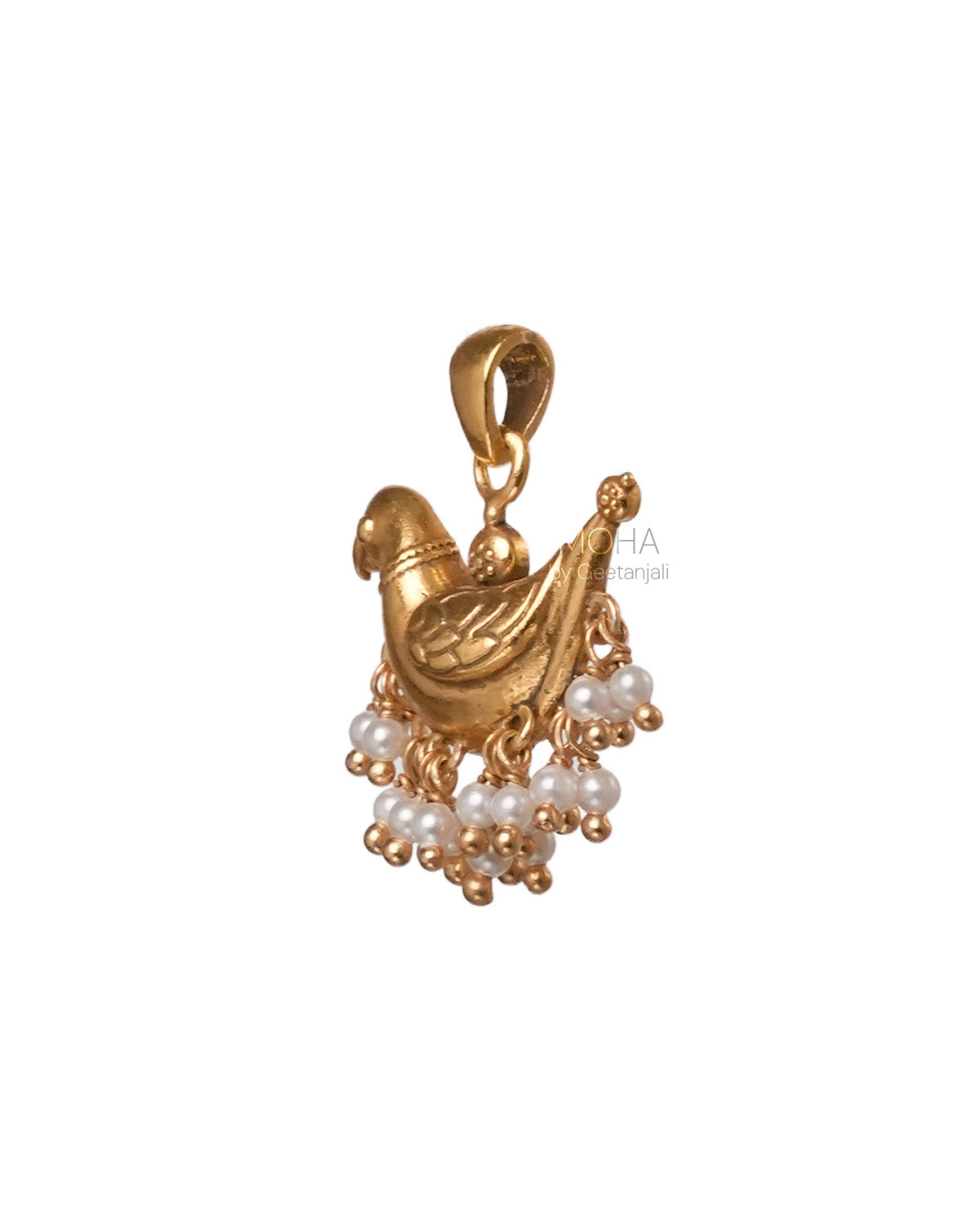 Baby Sarika Silver Pendant Gold Plated by MOHA (Only Pendant)