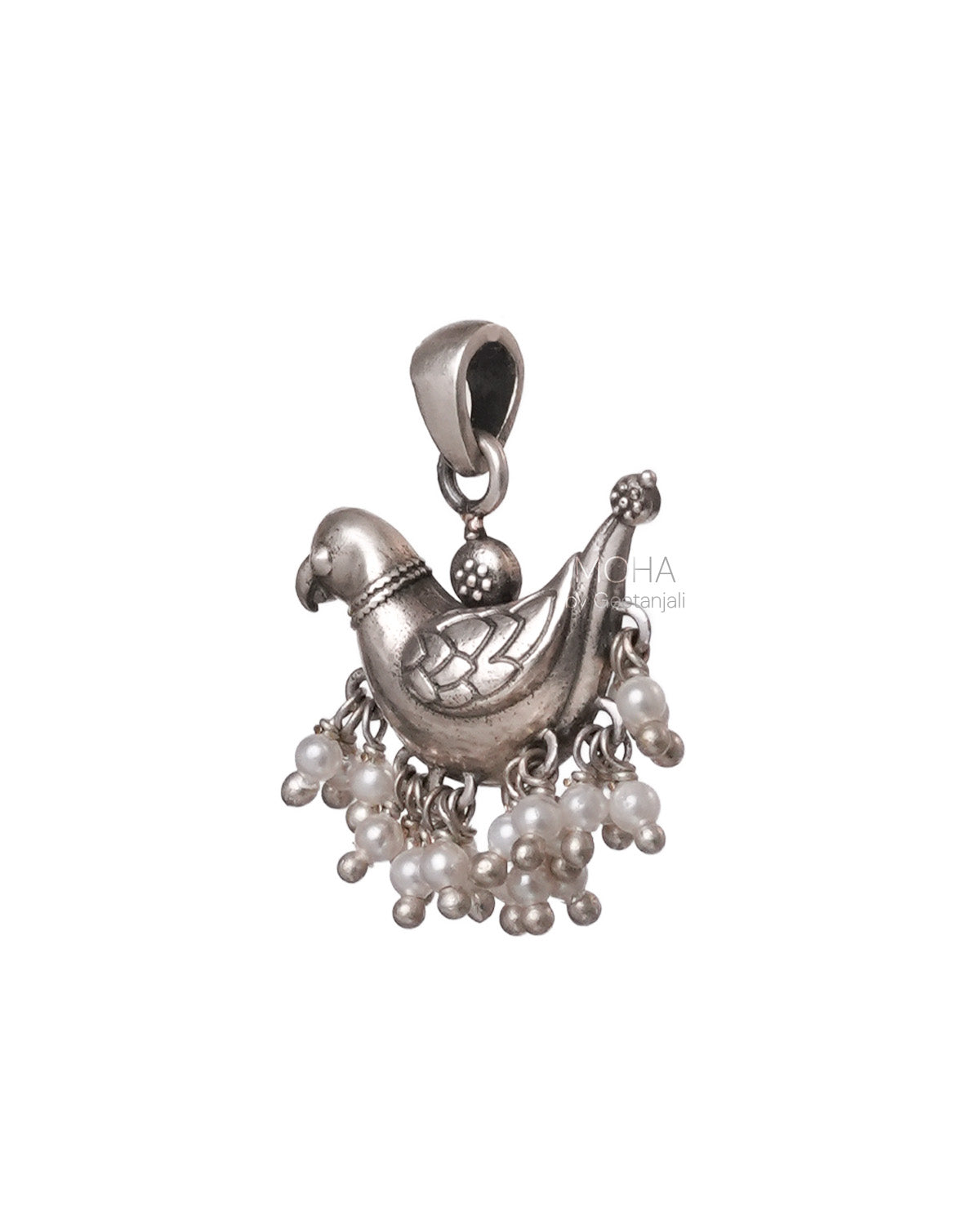 Baby Sarika Silver Pendant by MOHA (Only Pendant)