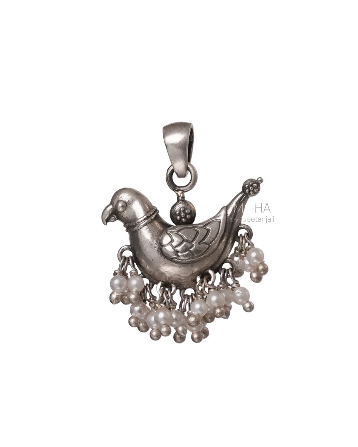 Baby Sarika Silver Pendant by MOHA (Only Pendant)