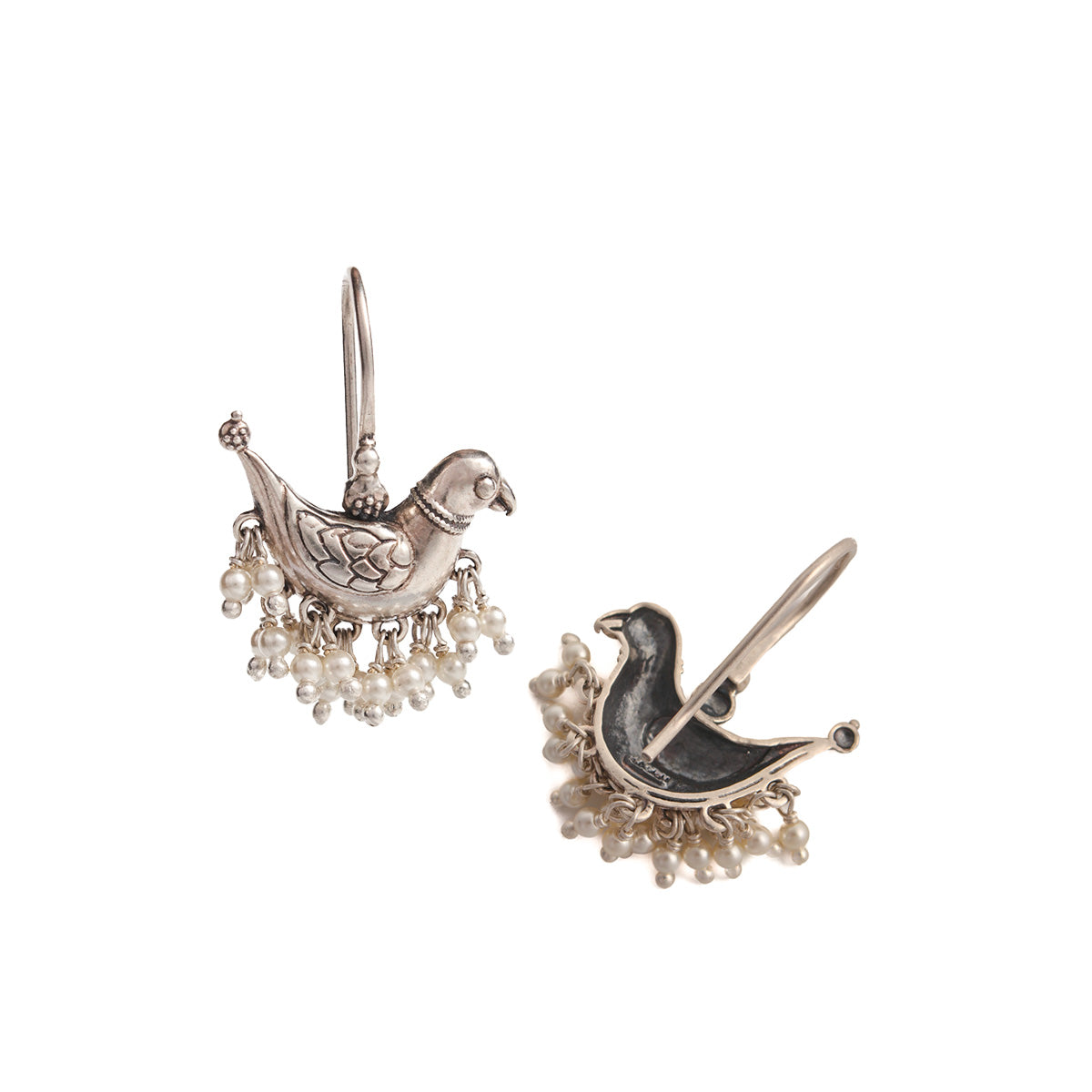 baby sarika silver earrings by moha