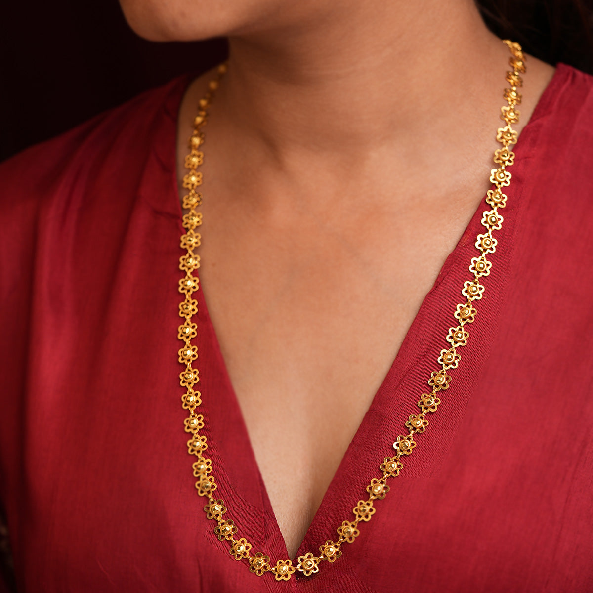 bakuli haar gold plated single layered by moha