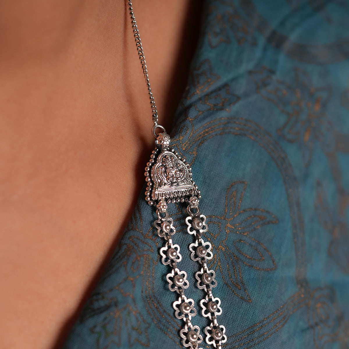 bakuli haar silver double layered by moha