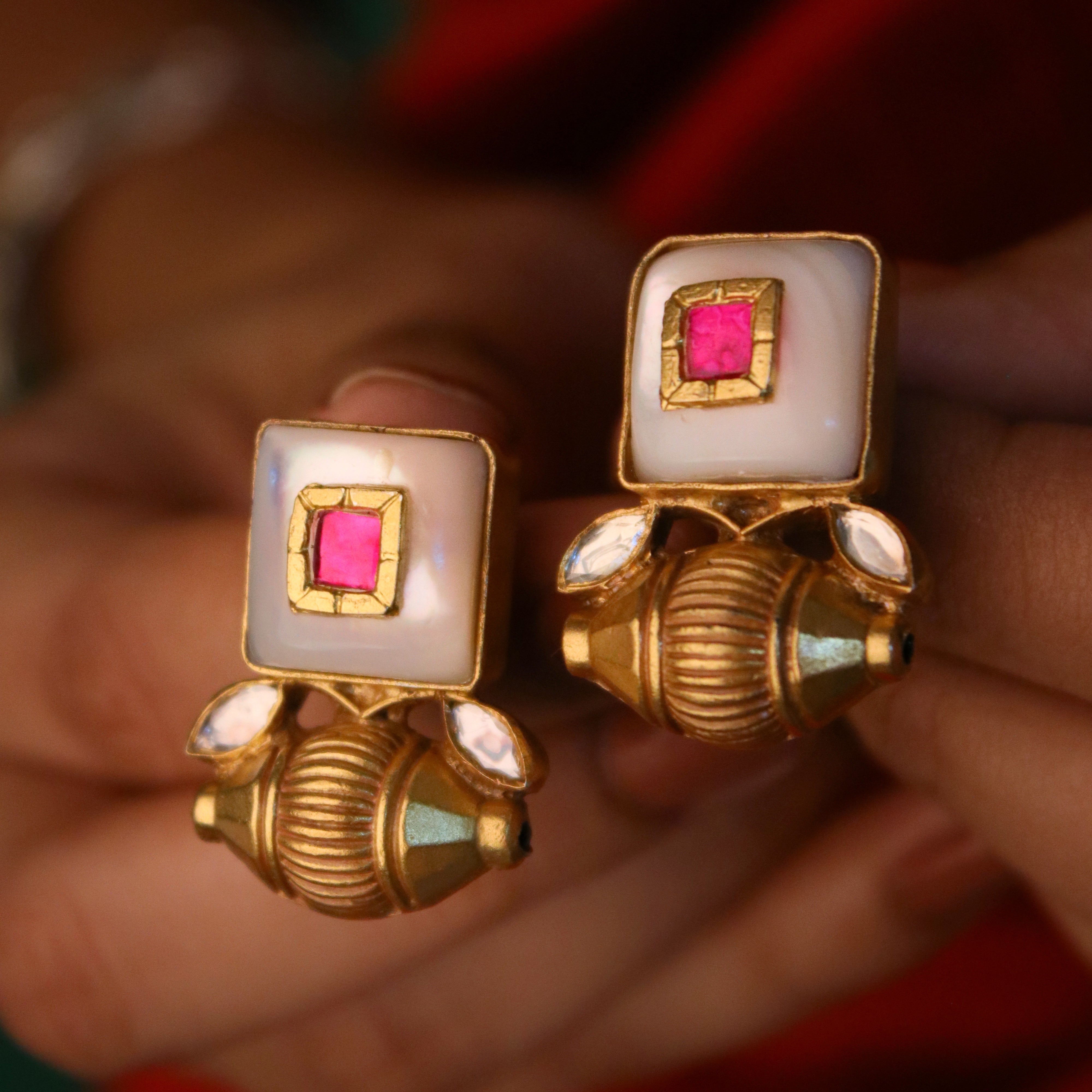 bela silver earrings by moha