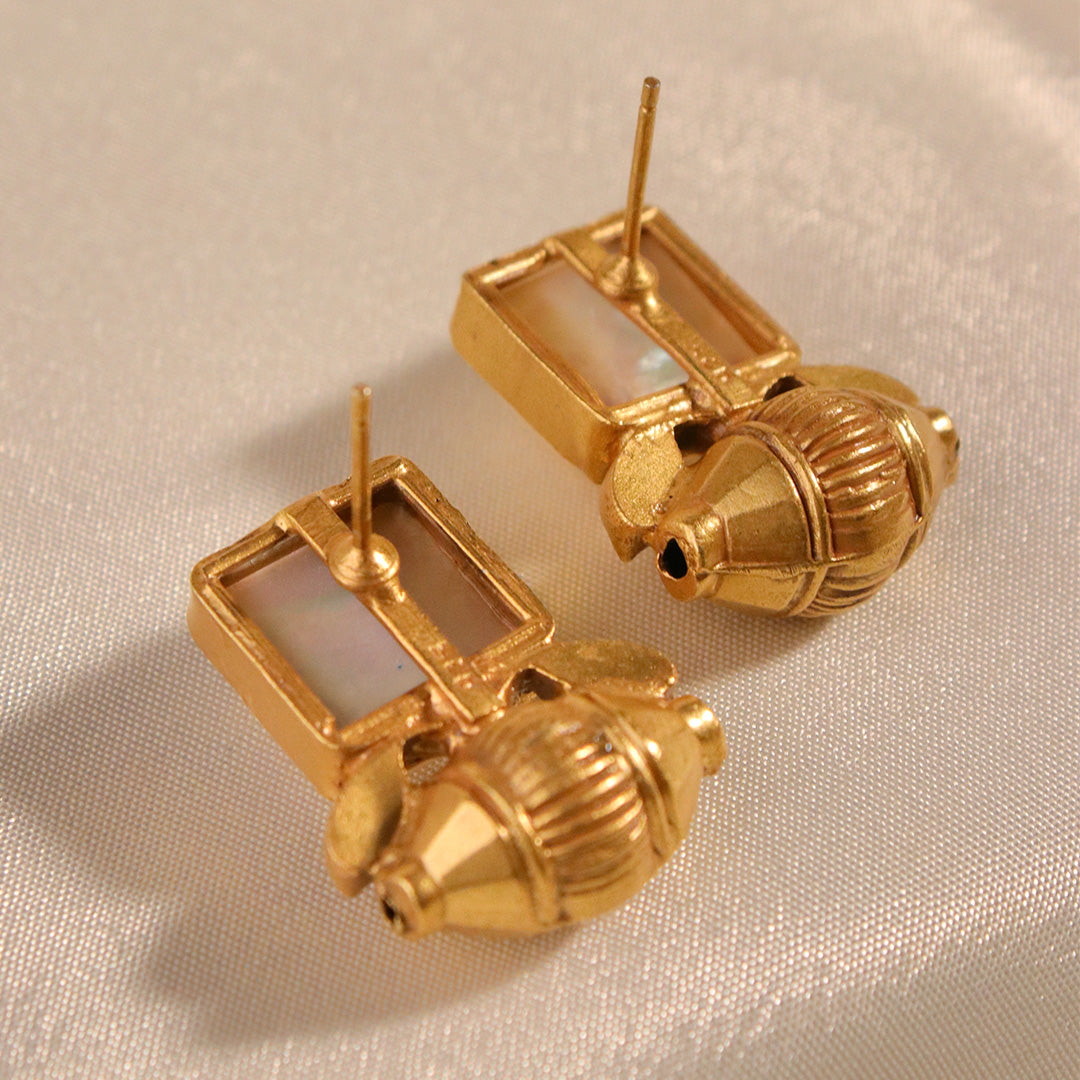 bela silver earrings by moha