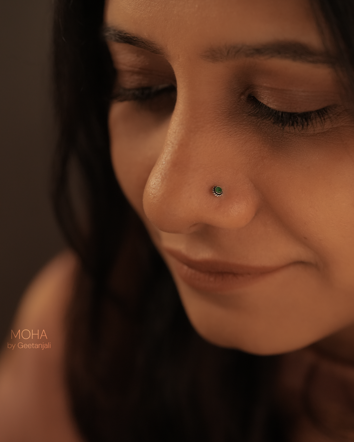 Bindu Silver Nosepin by MOHA