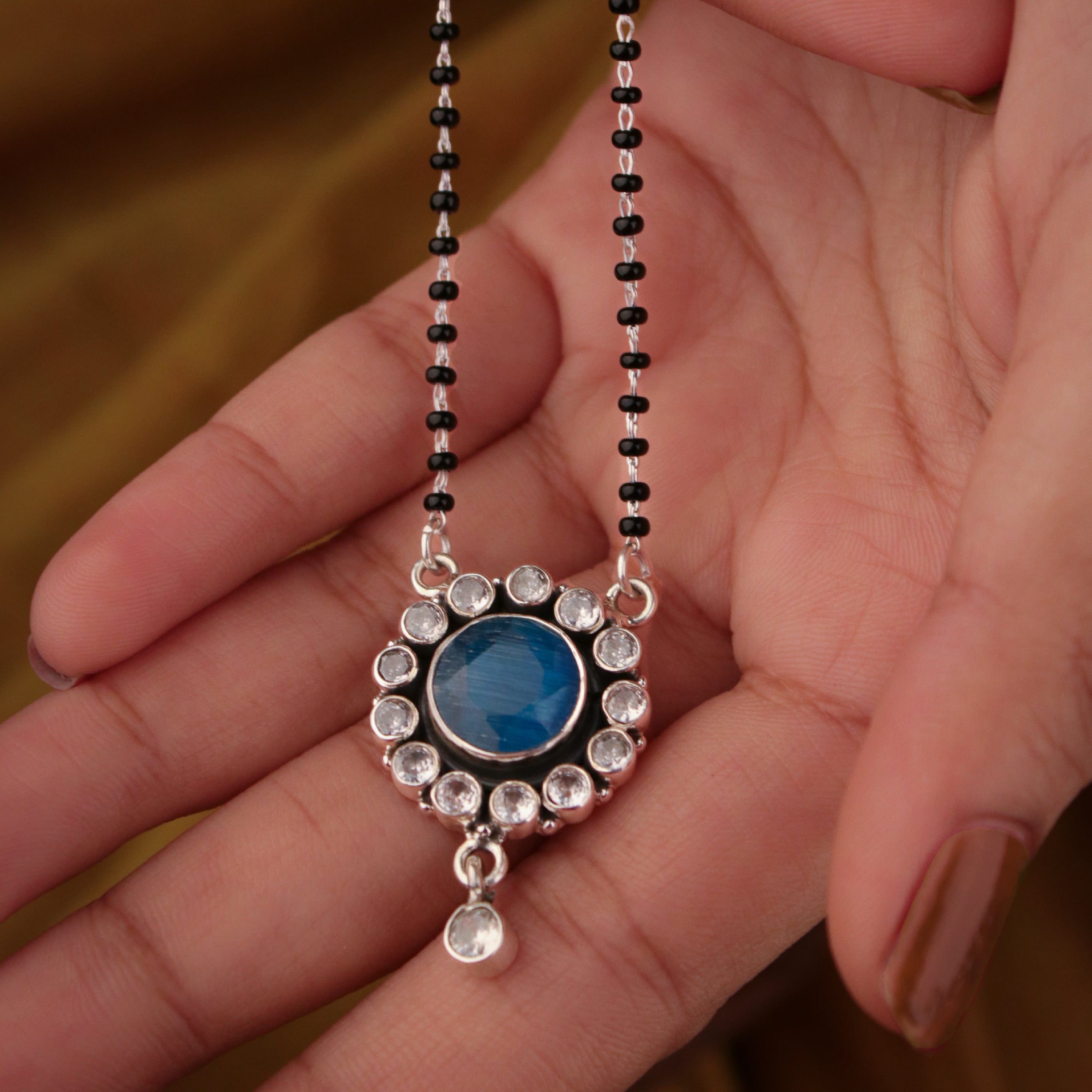Blueberry Mangalsutra by Moha