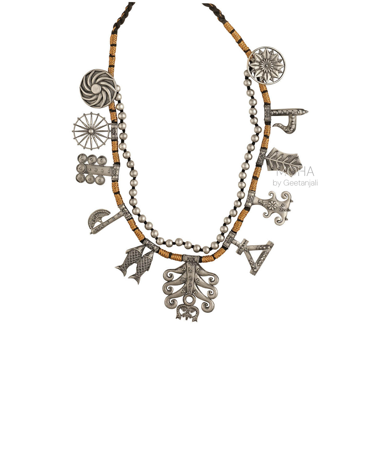 bodhi mangala silver necklace by moha