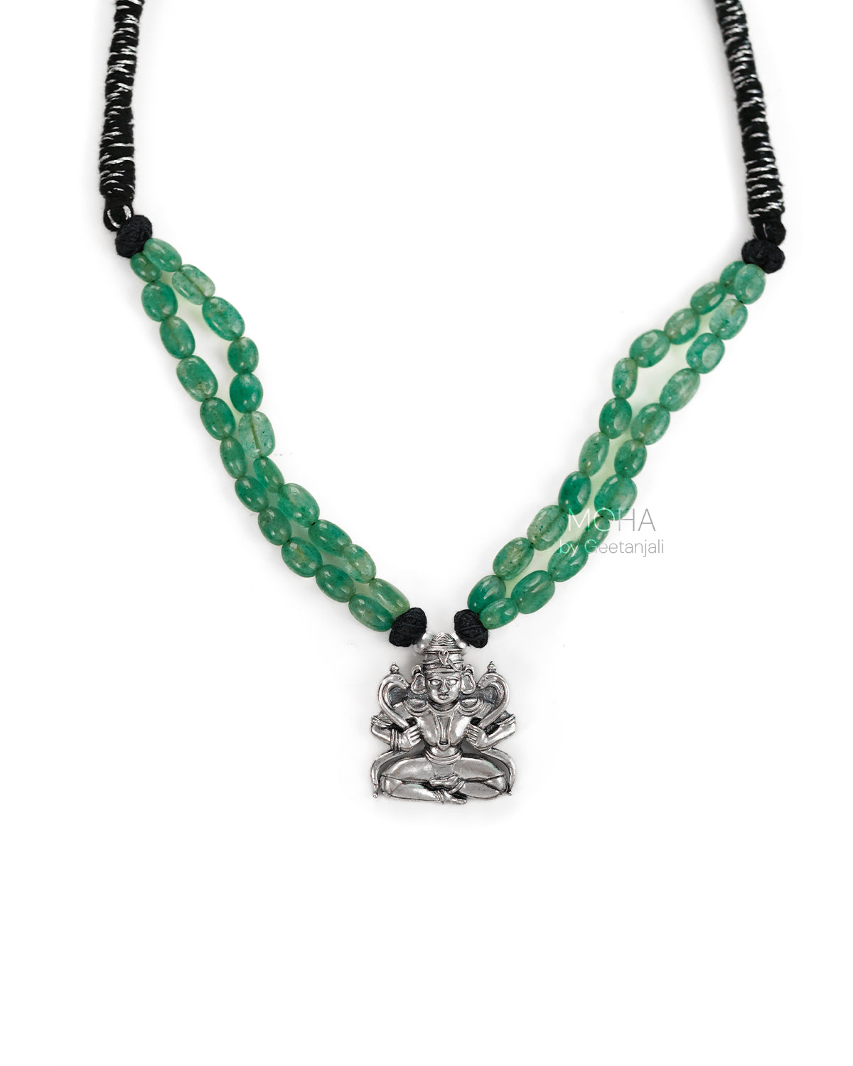 Brahmini Maya Silver Necklace By Moha