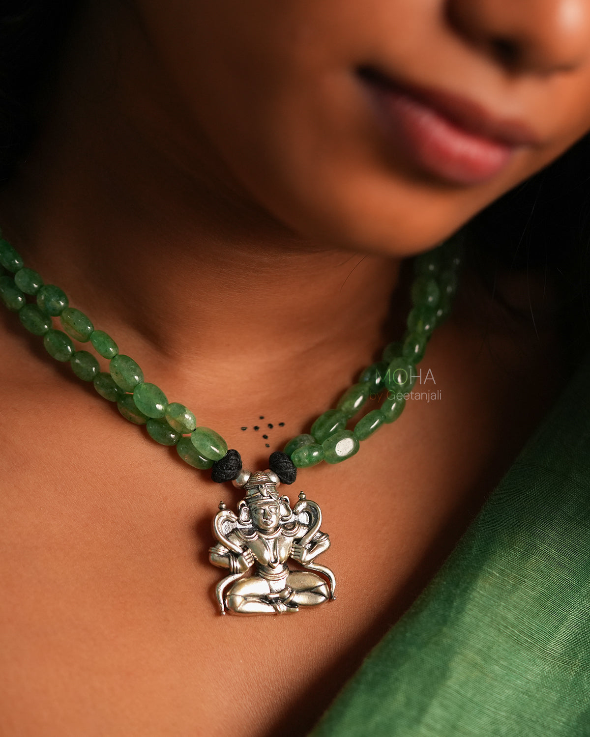 Brahmini Maya Silver Necklace By Moha