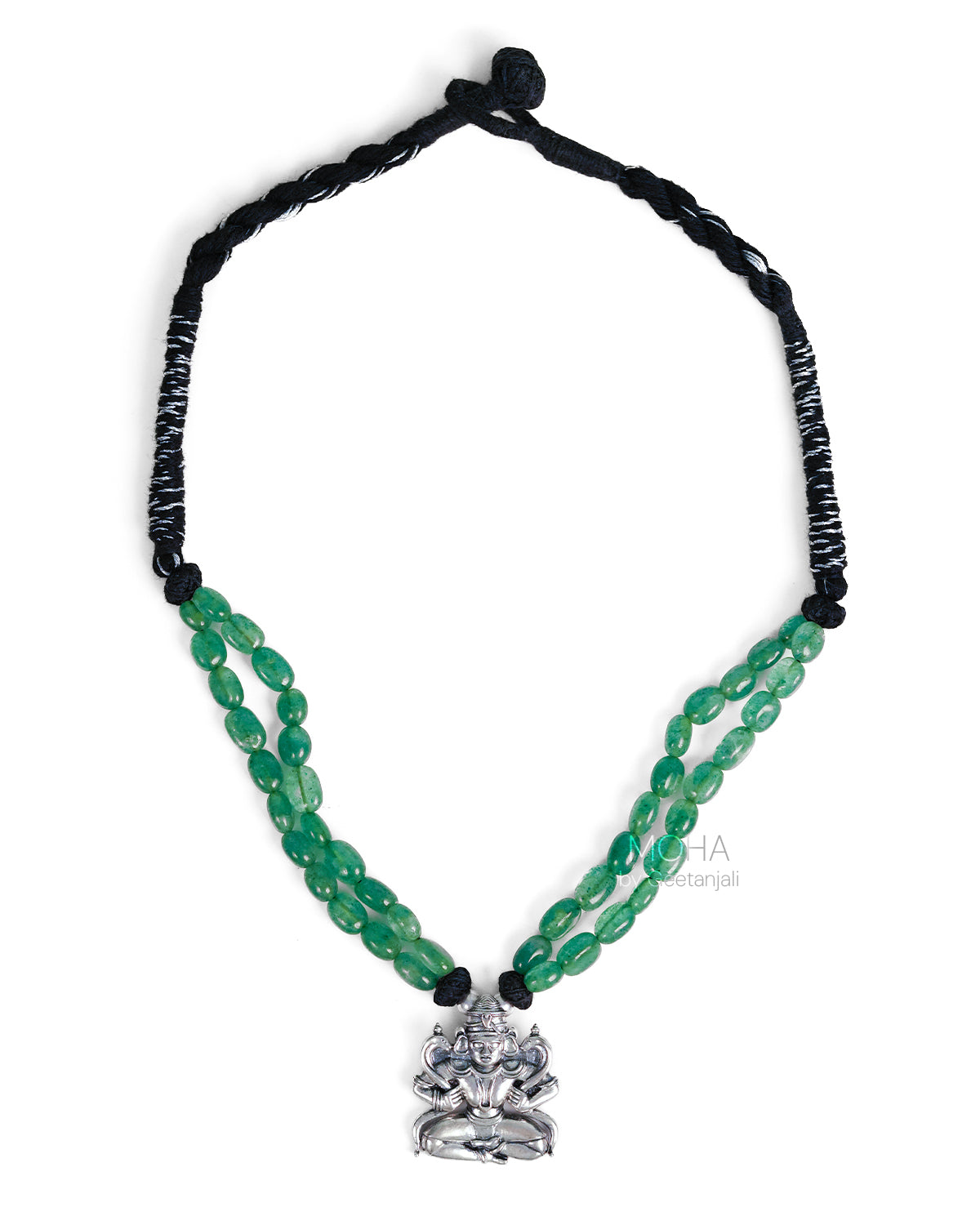 Brahmini Maya Silver Necklace By Moha