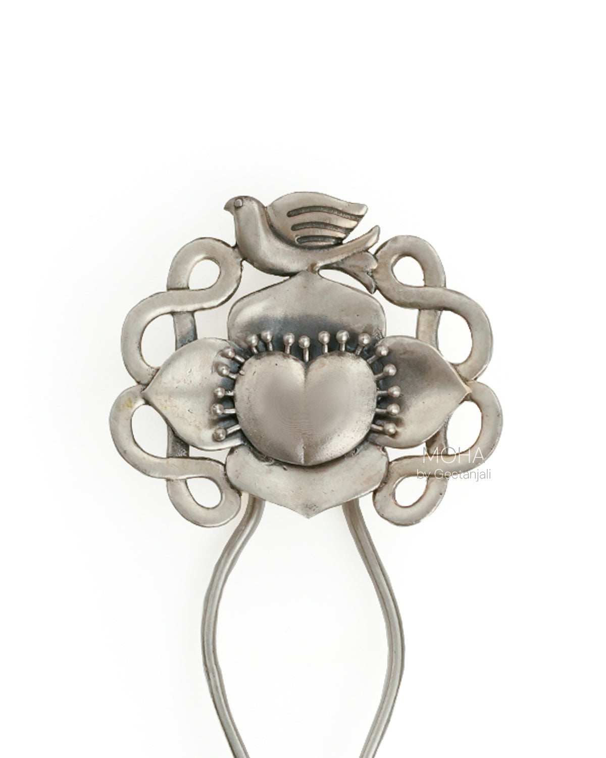 Bulbul Silver Hairpin by MOHA