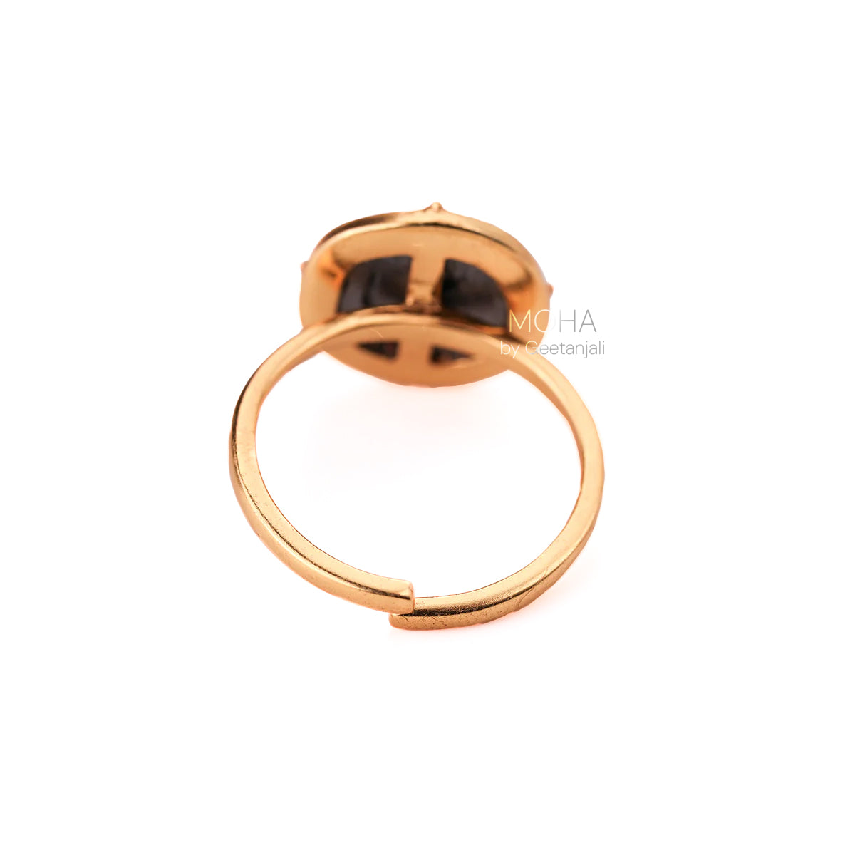 Celestial Duo Silver Finger Ring by MOHA