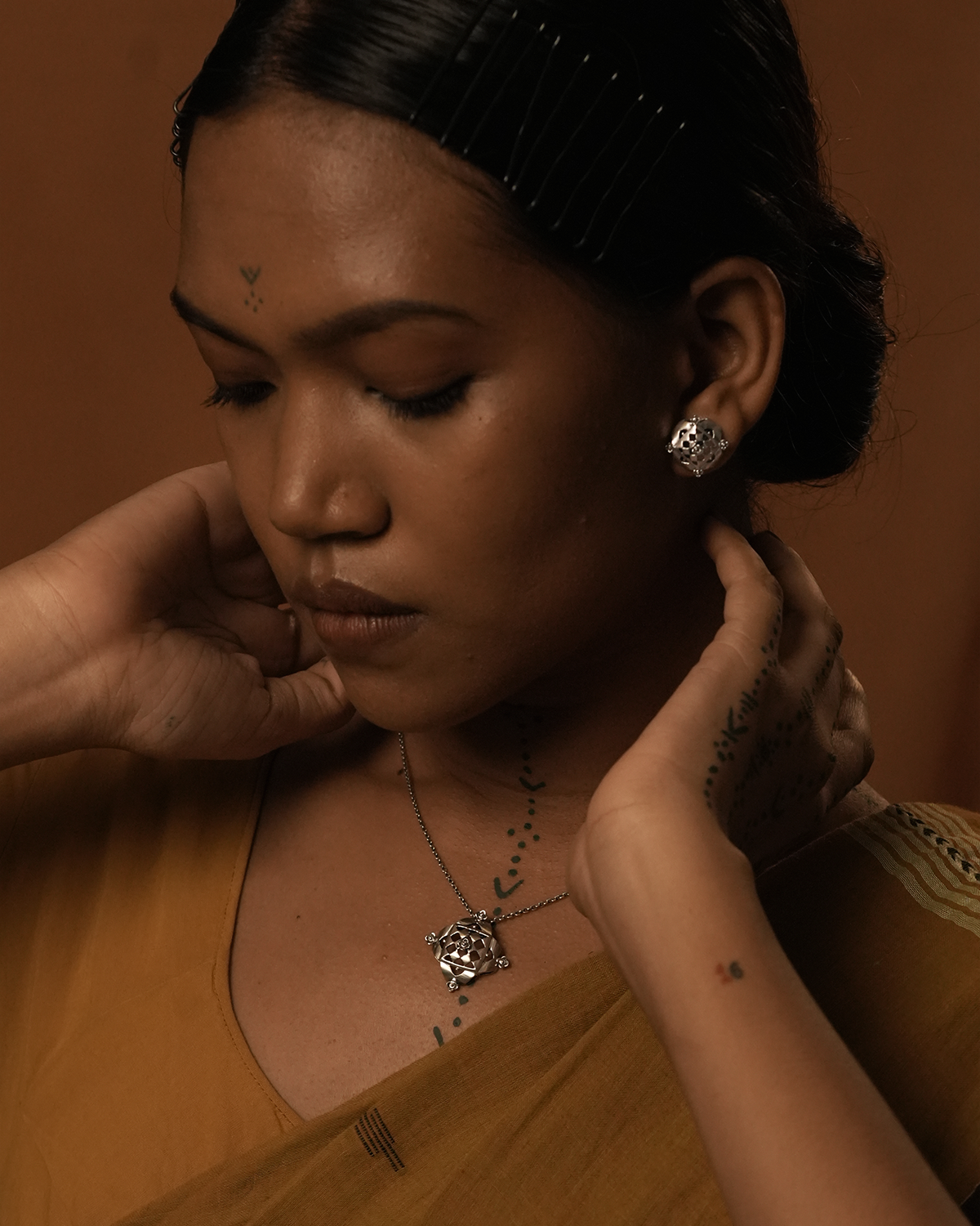 Chak Silver studs by MOHA