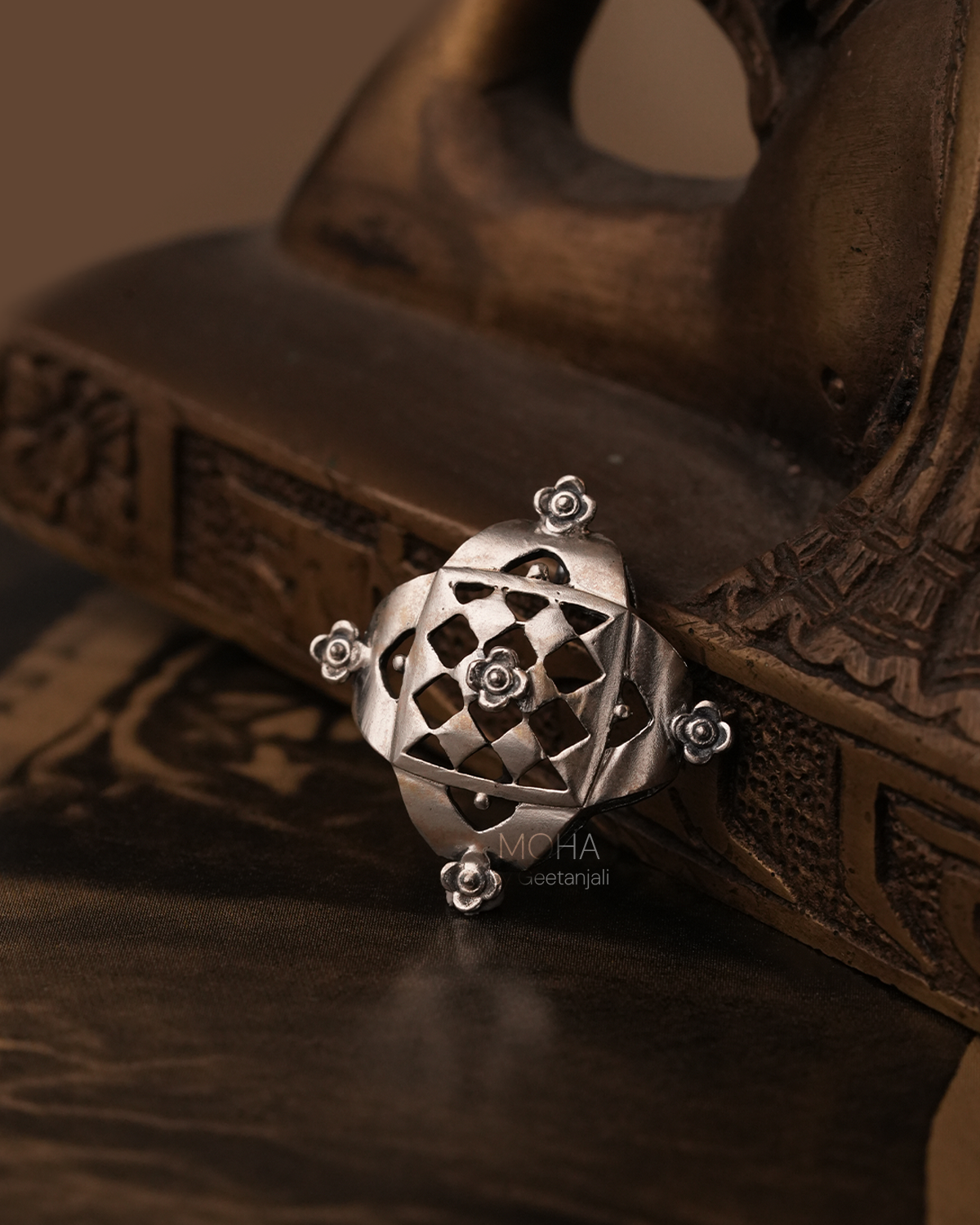 Chak Silver Pendant by Moha (Only Pendant)