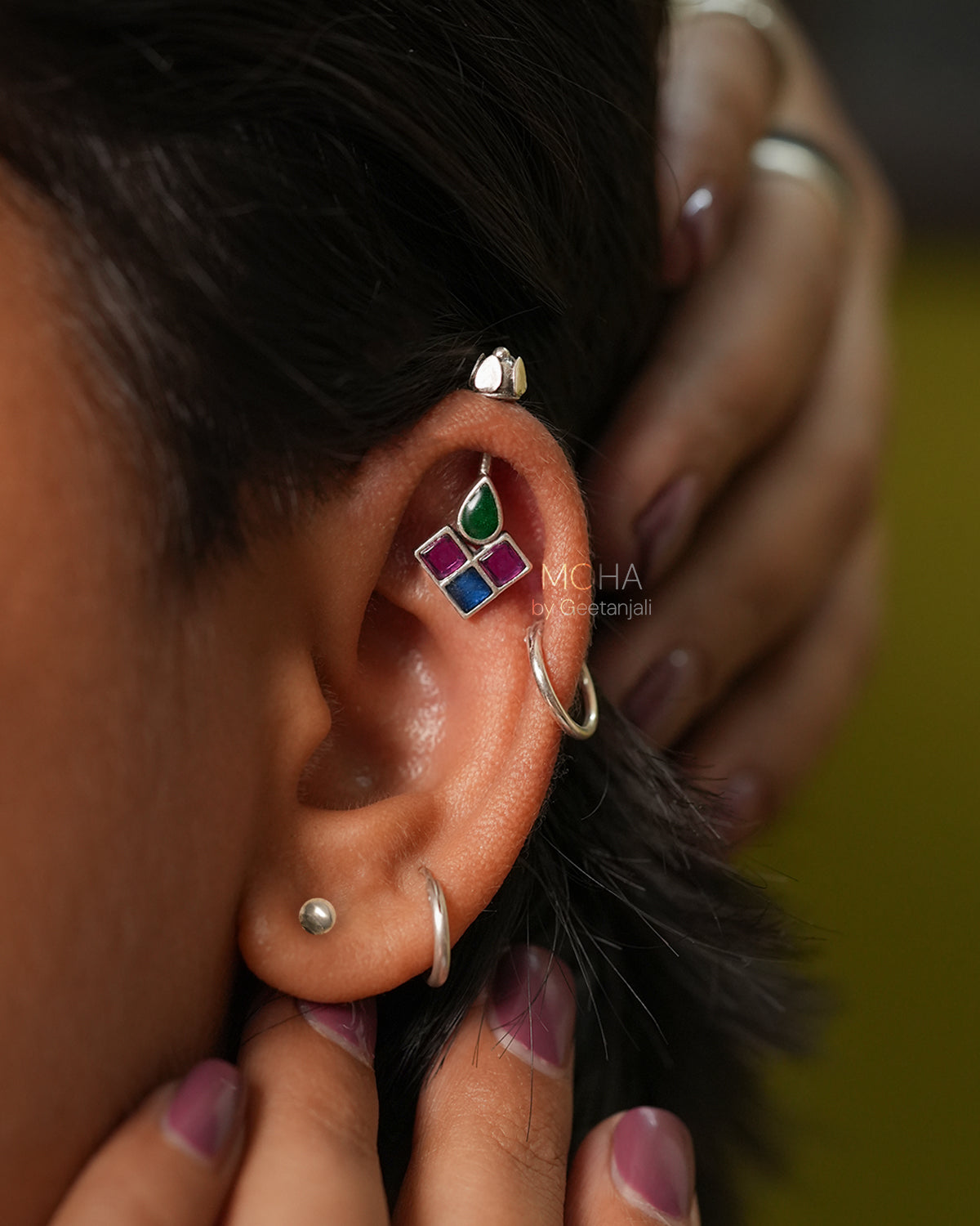 Chakor Silver Bugadi by Moha