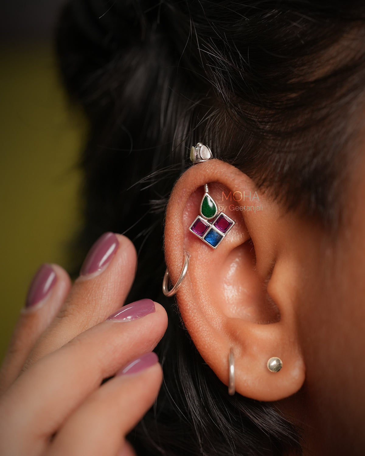 Chakor Silver Bugadi by Moha