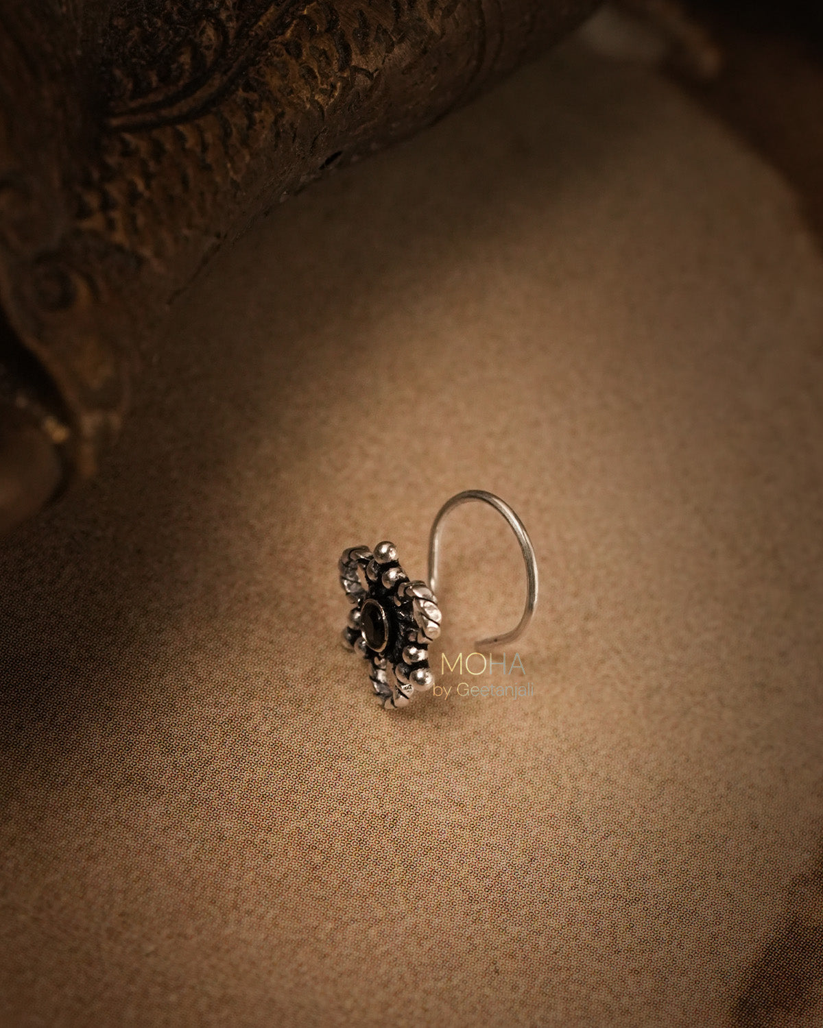 Chakor Silver Nosepin by MOHA