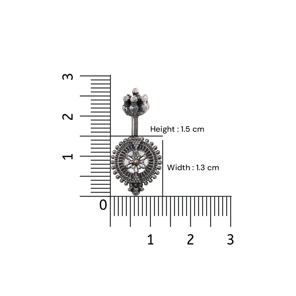 Chakra Silver Bugadi, Pierced by MOHA