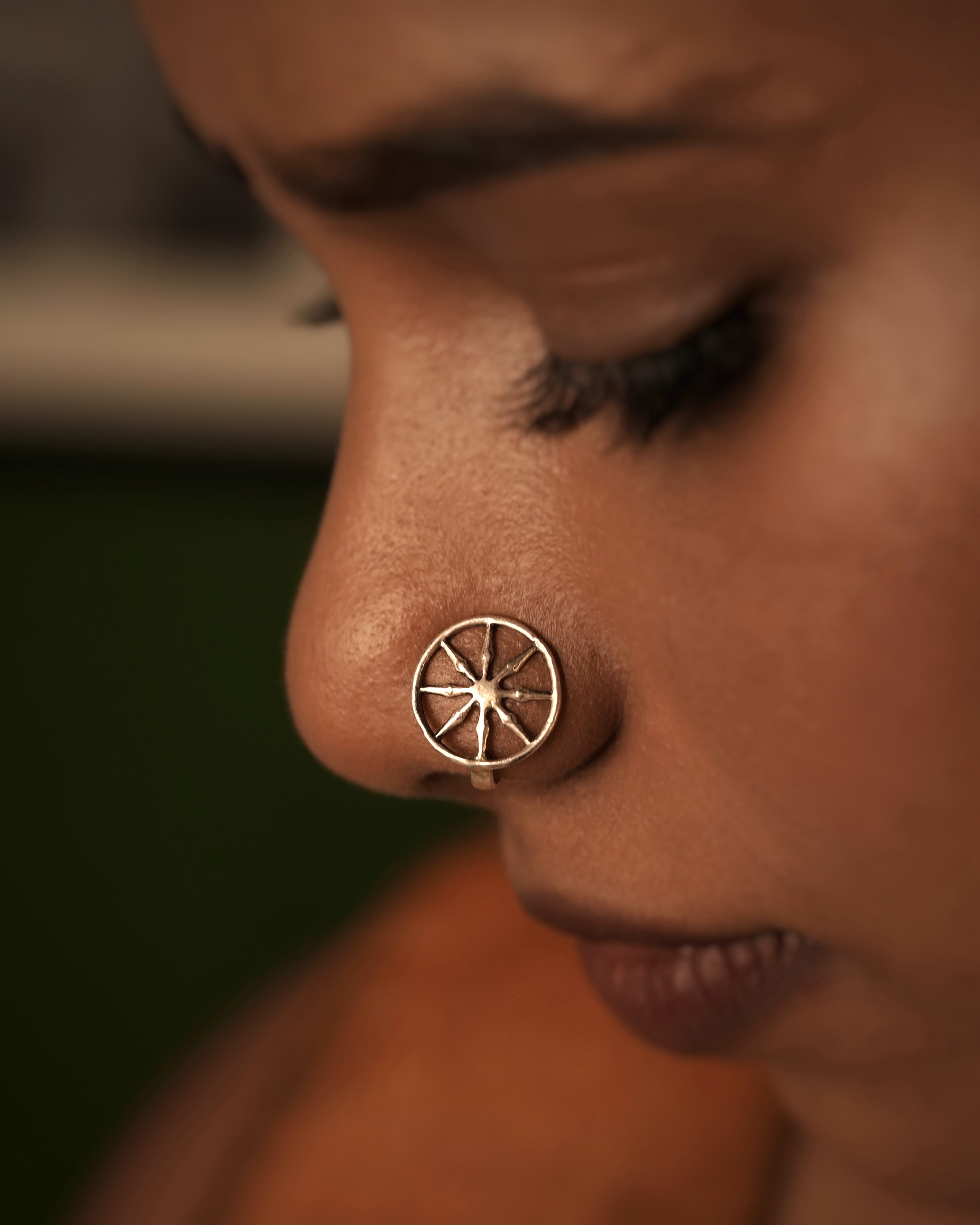 Chakra Nose Pin - Clip On by MOHA